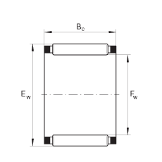 滾針及保持架組件 K16X20X10, 根據(jù) DIN 5405-1/ISO 3030 標(biāo)準(zhǔn)
