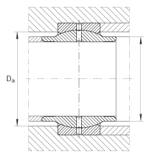 關(guān)節(jié)軸承 GE80-LO, 根據(jù) DIN ISO 12 240-1 標準，需維護